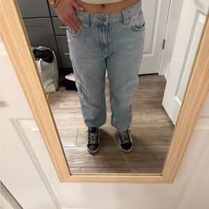 Zara Light Blue Women's Flare Jeans